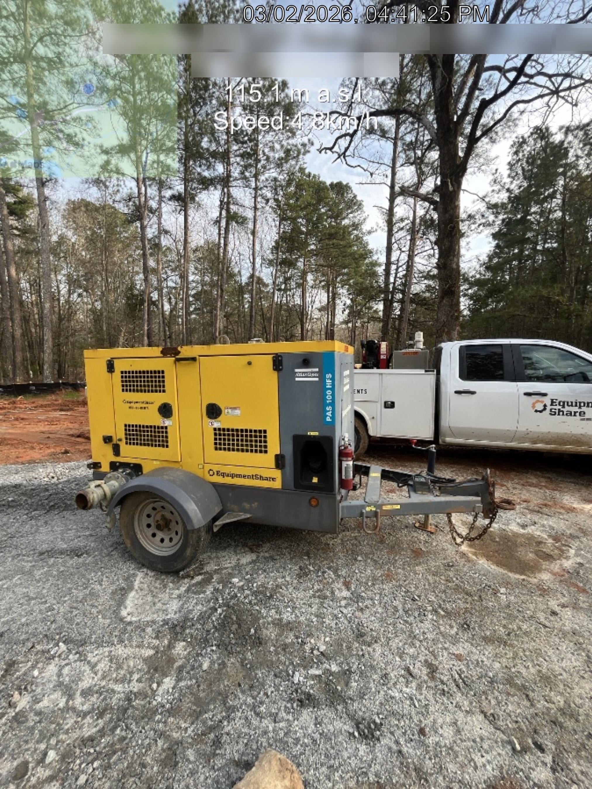 2021 ATLAS COPCO PAS 100 HF CS Enclosed