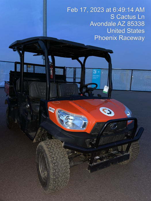 2022 Kubota RTV-X1140W-H Plastic Canopy, Windshield Acrylic Clear, LED Strobe Light, Wire Harness Kit, Back up Alarm