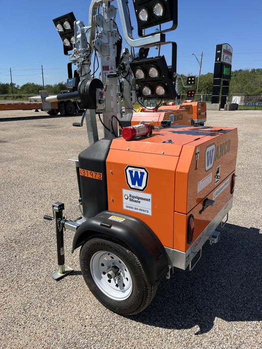 2024 Wanco WLTT-4MM4K Diesel, Deep Sea Controller, Shore Power Plug, Auto Start, (4) 350W LED Floodlights, 4kW Generator, 60 Gal Fuel Tank, 2" Ball, T3