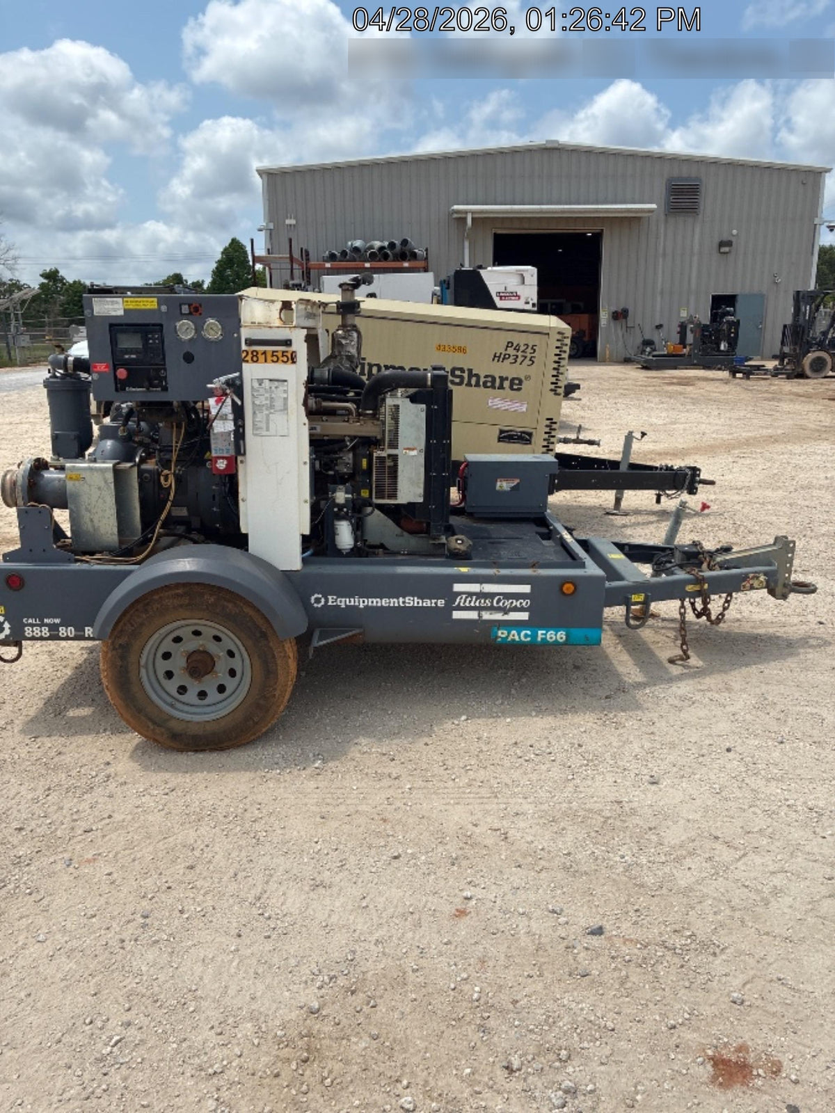 2022 ATLAS COPCO PAC F66 KD