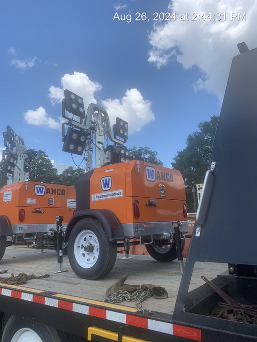 2024 Wanco WLTT-4MM4K Diesel, Deep Sea Controller, Shore Power Plug, Auto Start, (4) 350W LED Floodlights, 4kW Generator, 60 Gal Fuel Tank, 2" Ball, T3