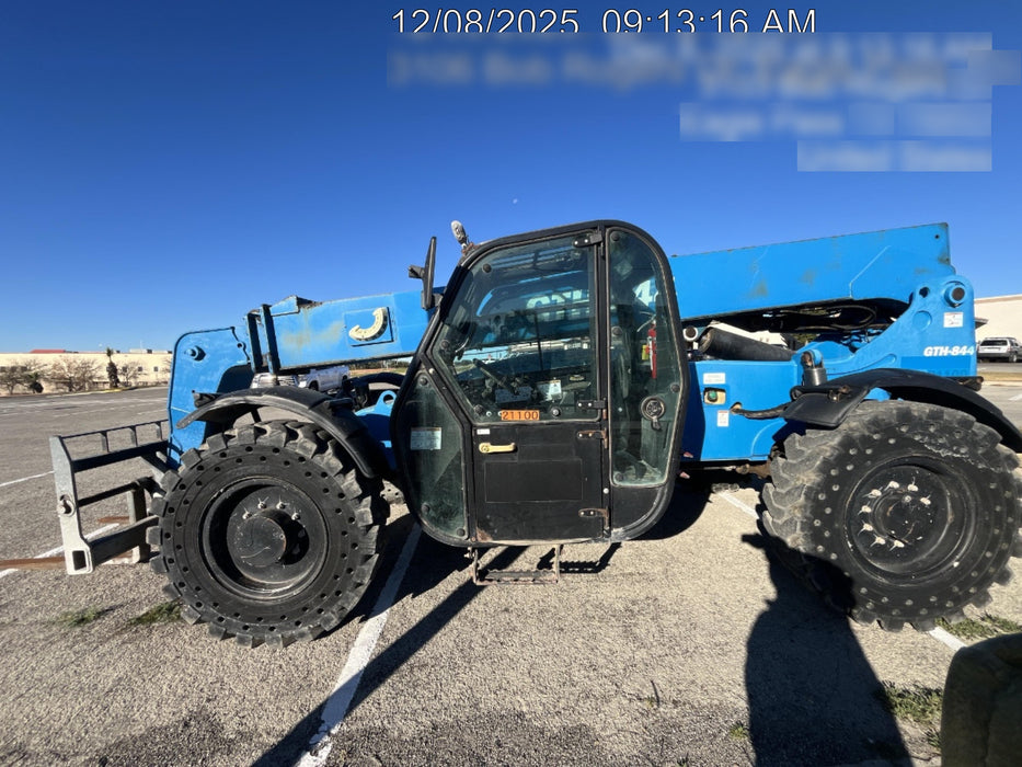 2019 Genie GTH-844 Genie GTH-844 w/Enclosed Cab w/HVAC, Work Lights, Solid Tires, Beacon, 60" Carriage and Forks