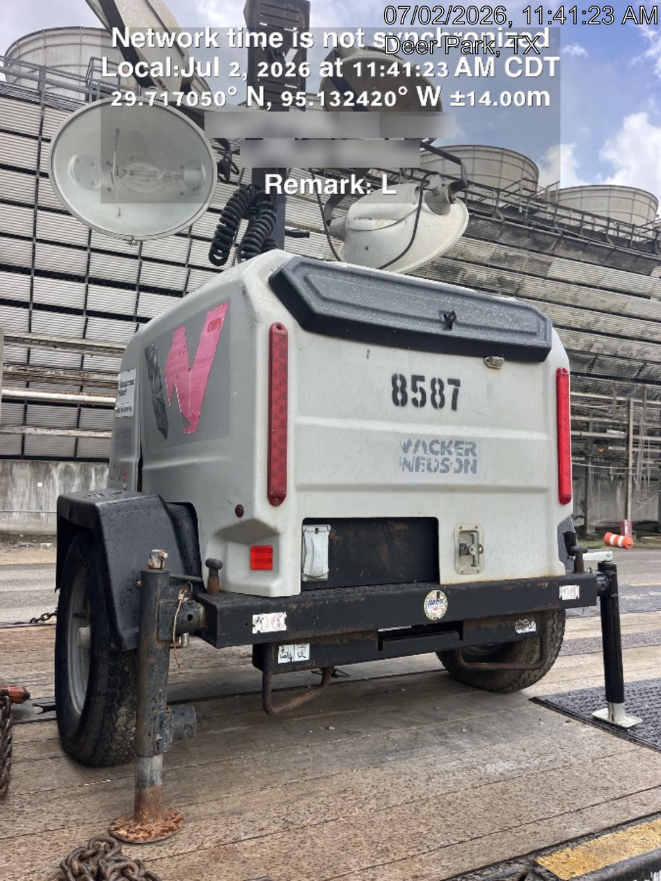 2018 Wacker Neuson LTV6L-MH Wacker Neuson LTV6L Towable Light Tower
