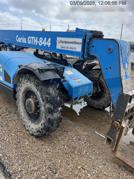 2017 Genie GTH-844 Diesel Engine, Solid Tires, 60" Carriage, Open ROPS