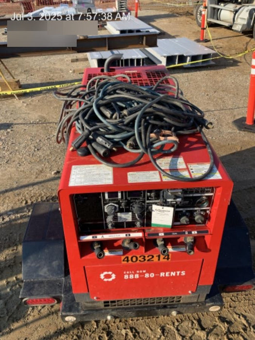 2024 Shindaiwa DGW400MDL Kubota D902 Engine, 23 HP, Dual Op Welder, Wire, Arc, Droop Stick, Tig, and CC Stick Functionality, Simulphase, 3 Phase and 1 Phase Gen Output, Single Axle NB Trlr, Slr Trckl Chrg 12V 12W, Fire Ext