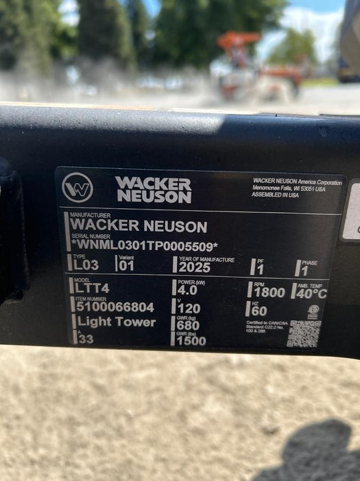 2025 WACKER NEUSON LTT4