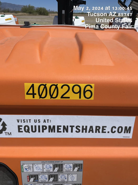 2024 Generac MLT2 Diesel, Flex Switch 120V Input, Powerzone Controller, 
(4) 320W LED Lights, 4kW Generator, 39.9 Gal Fuel Tank, 2" Ball, T3