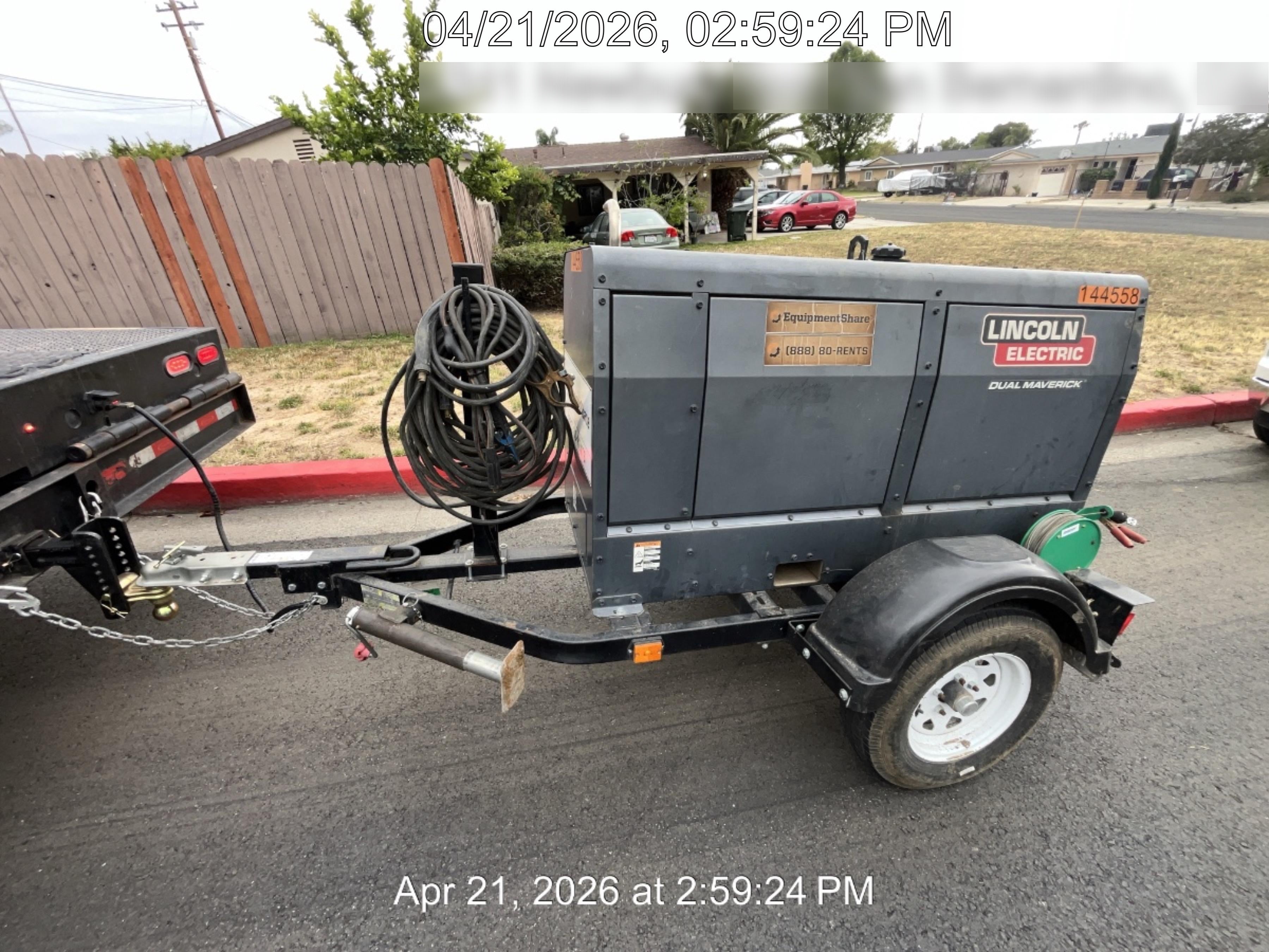 2021 Lincoln Electric Dual Maverick 200/200X Ready Pak 3 (includes trailer, cable rack, fender light kit)