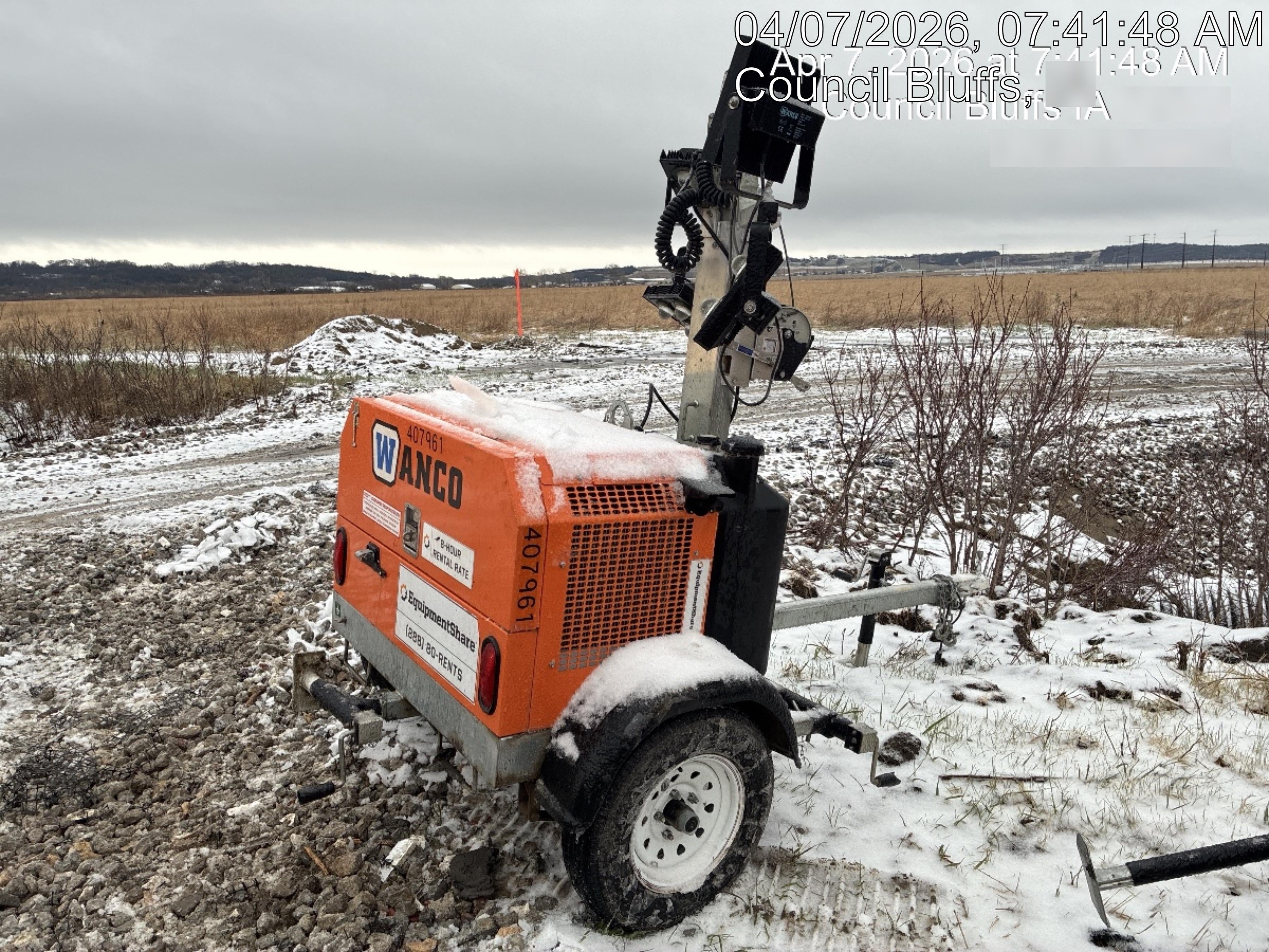 2024 Wanco WLTT-4MM4K Diesel, Deep Sea Controller, Shore Power Plug, Auto Start, (4) 350W LED Floodlights, 4kW Generator, 60 Gal Fuel Tank, 2" Ball, T3