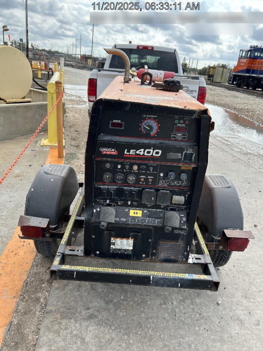 2022 Lincoln Electric LE400 Kubota V1505, Trlr, Cable Rack, Light Kit, ES Decals, T3