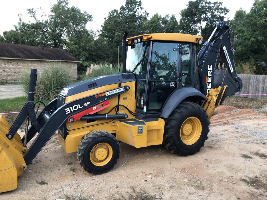 2020 John Deere 310LEP Cab/Heat/Air, 4WD, Standard Stick, Pilot Controls, 2 Way Hydraulics, TAG Manual QC