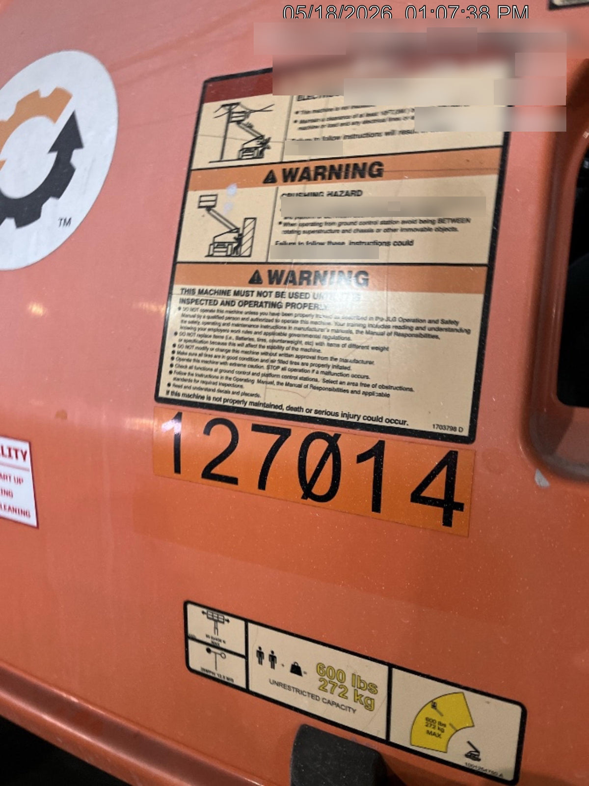 2021 JLG 460SJ