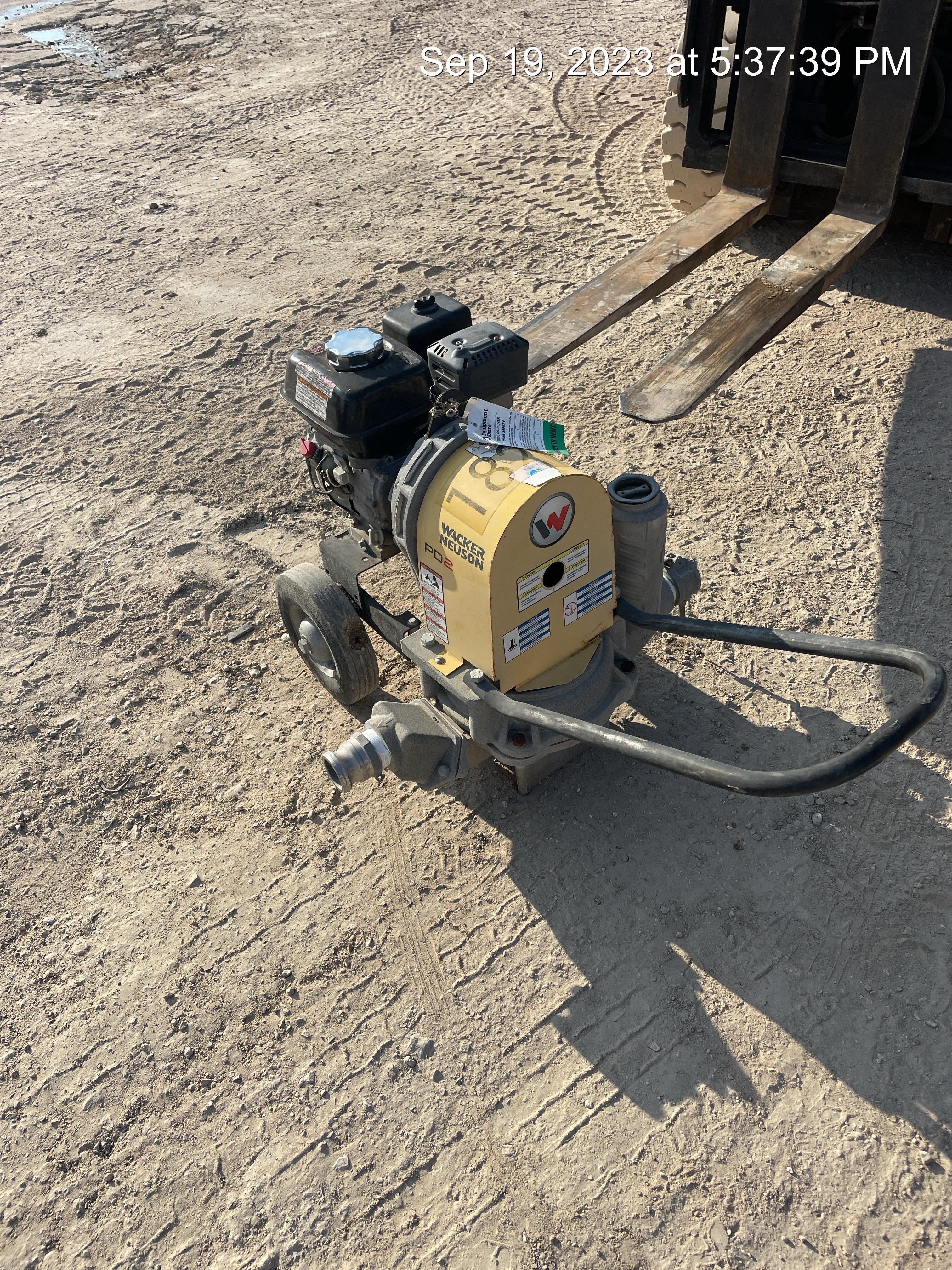 2018 WACKER NEUSON PDT2