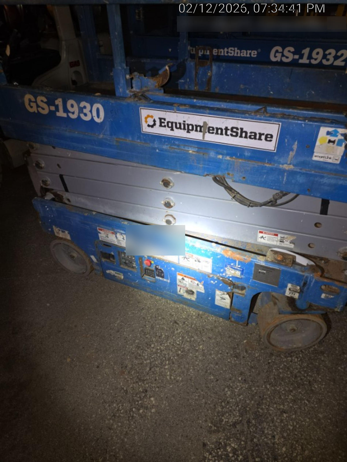2019 Genie GS-1930 Fixed rails with chain Entry