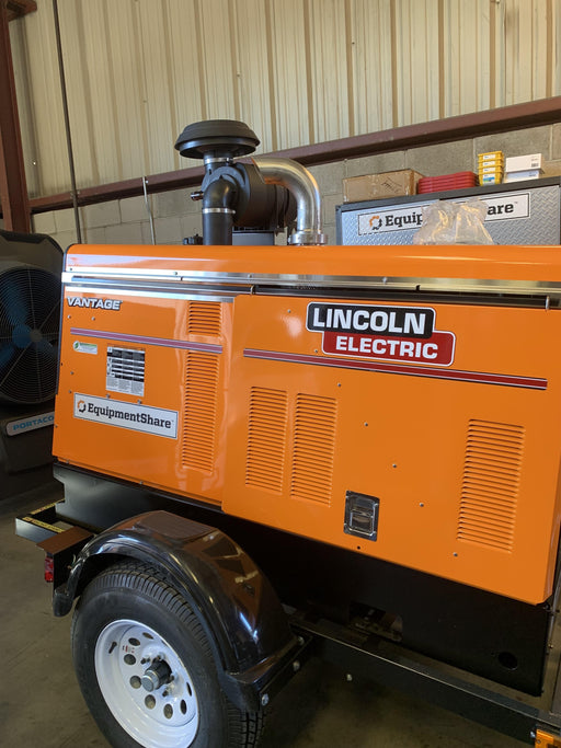 2021 Lincoln Electric Vantage 549X Ready Pak 3, ORANGE (includes trailer, cable rack, fender light kit)