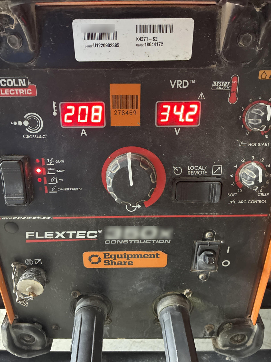 2022 LINCOLN ELECTRIC FLEXTEC 350X