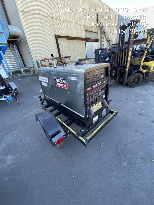 2024 Lincoln Electric LE400 Kubota V1505, Trlr, Cable Rack, Light Kit, ES Decals, T3