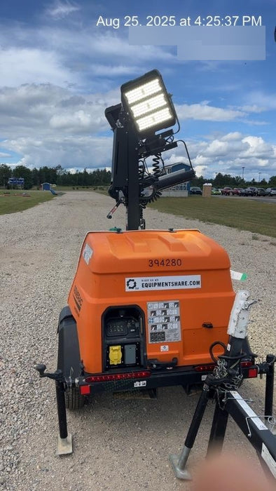 2024 Generac MLT2 Diesel, Flex Switch 120V Input, Powerzone Controller, 
(4) 320W LED Lights, 4kW Generator, 39.9 Gal Fuel Tank, 2" Ball, T3