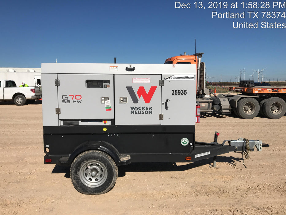 2019 WACKER NEUSON G70