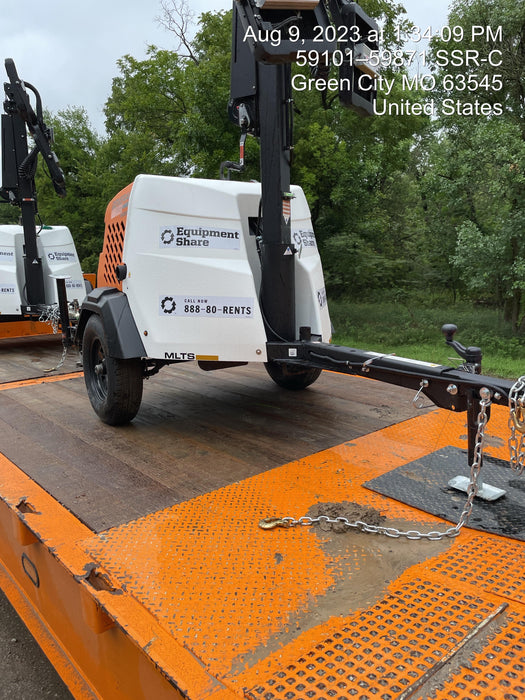 2023 Generac MLT2 Diesel, Flex Switch 120V Input, Powerzone Controller, (4) 320W LED Lights, 4kW Generator, 39.9 Gal Fuel Tank, 2" Ball, T3