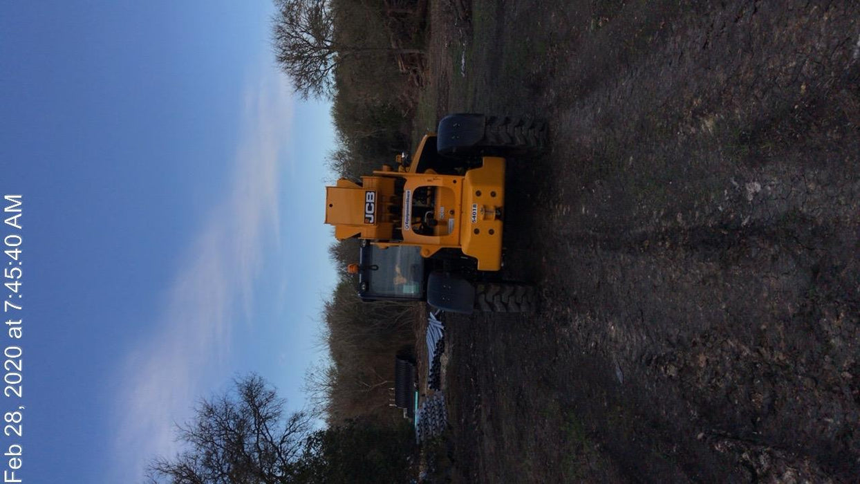 2019 JCB 510-56 Canopy, 74 HP, Solid Tires, STD Worklight, Beacon, Aux Hydraulics, Lifting Eye, Back up Alarm w/66" Carriage/60" Forks