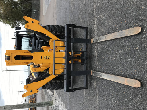 2019 JCB 510-56 Canopy, 74 HP, Solid Tires, STD Worklight, Beacon, Aux Hydraulics, Lifting Eye, Back up Alarm w/66" Carriage/60" Forks