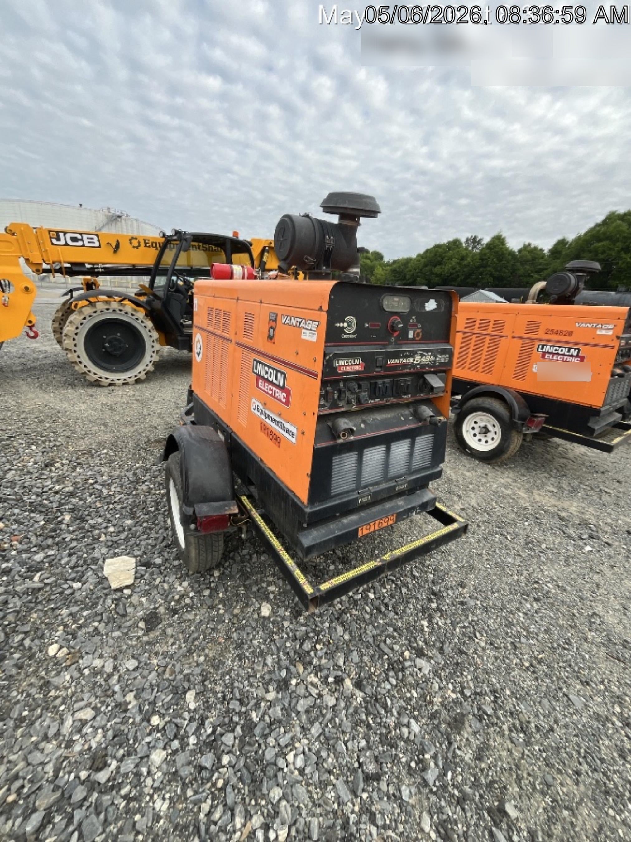 2021 Lincoln Electric Vantage 549X Ready Pak 3, ORANGE (includes trailer, cable rack, fender light kit)