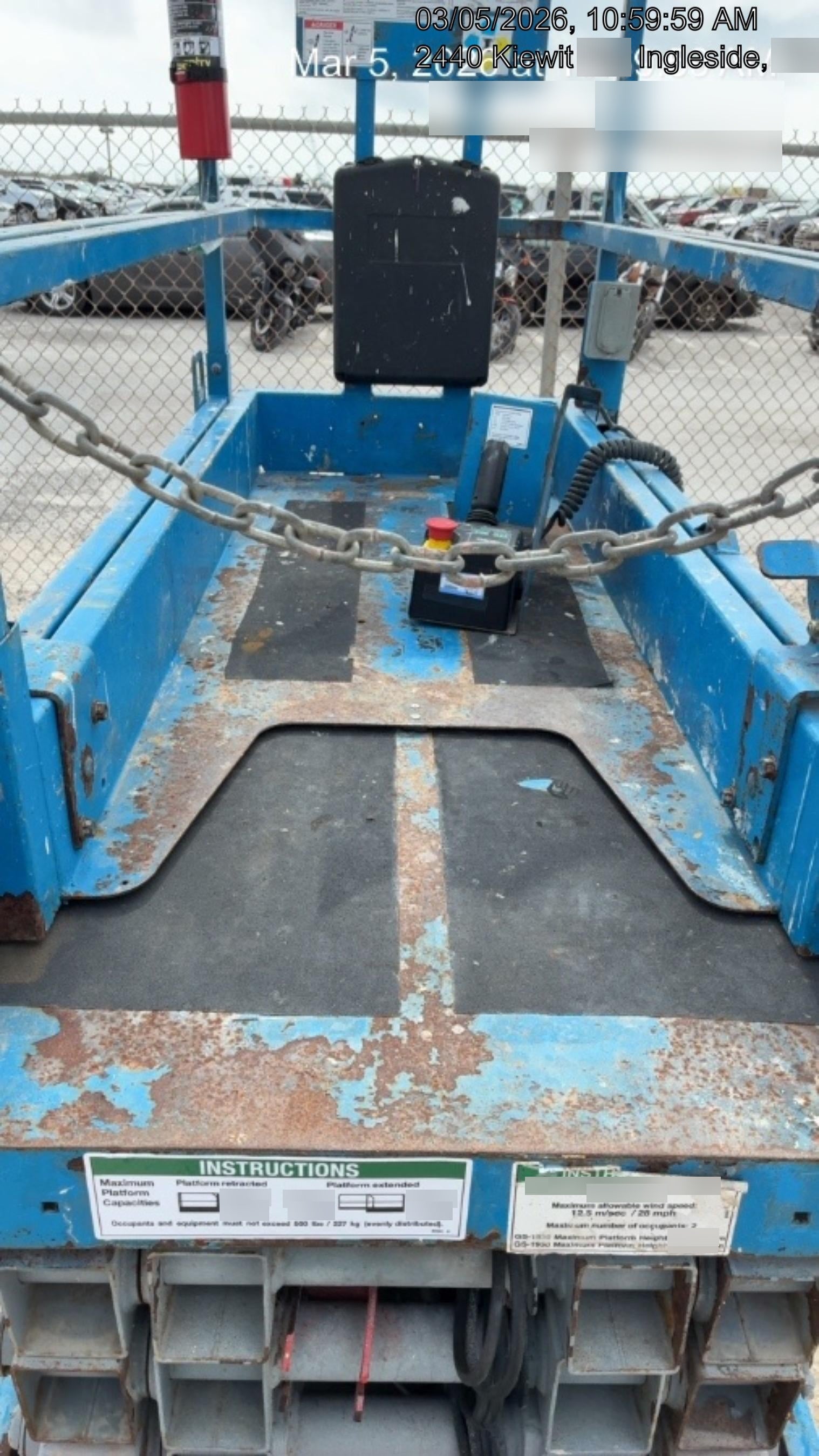 2018 Genie GS-1930 Genie GS-1930 Scissor Lift w/Standard Options