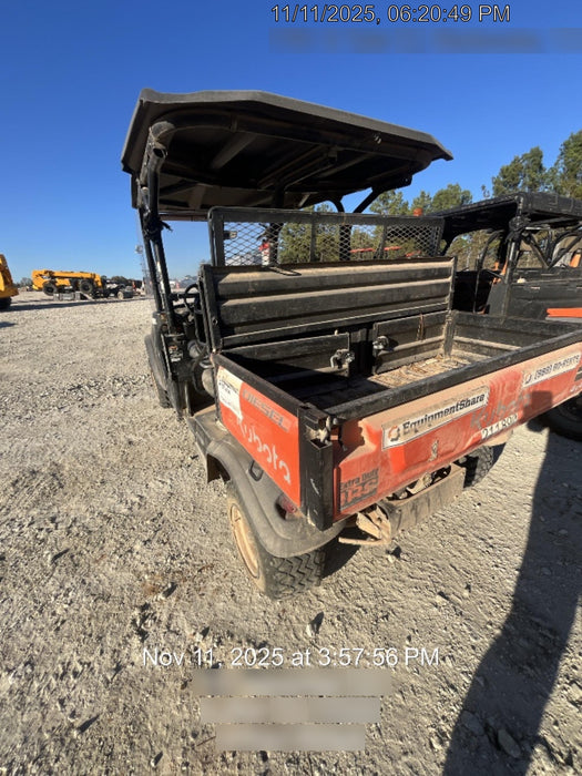 2022 Kubota RTV-X1140W-H Plastic Canopy, Windshield Acrylic Clear, LED Strobe Light, Wire Harness Kit, Back up Alarm