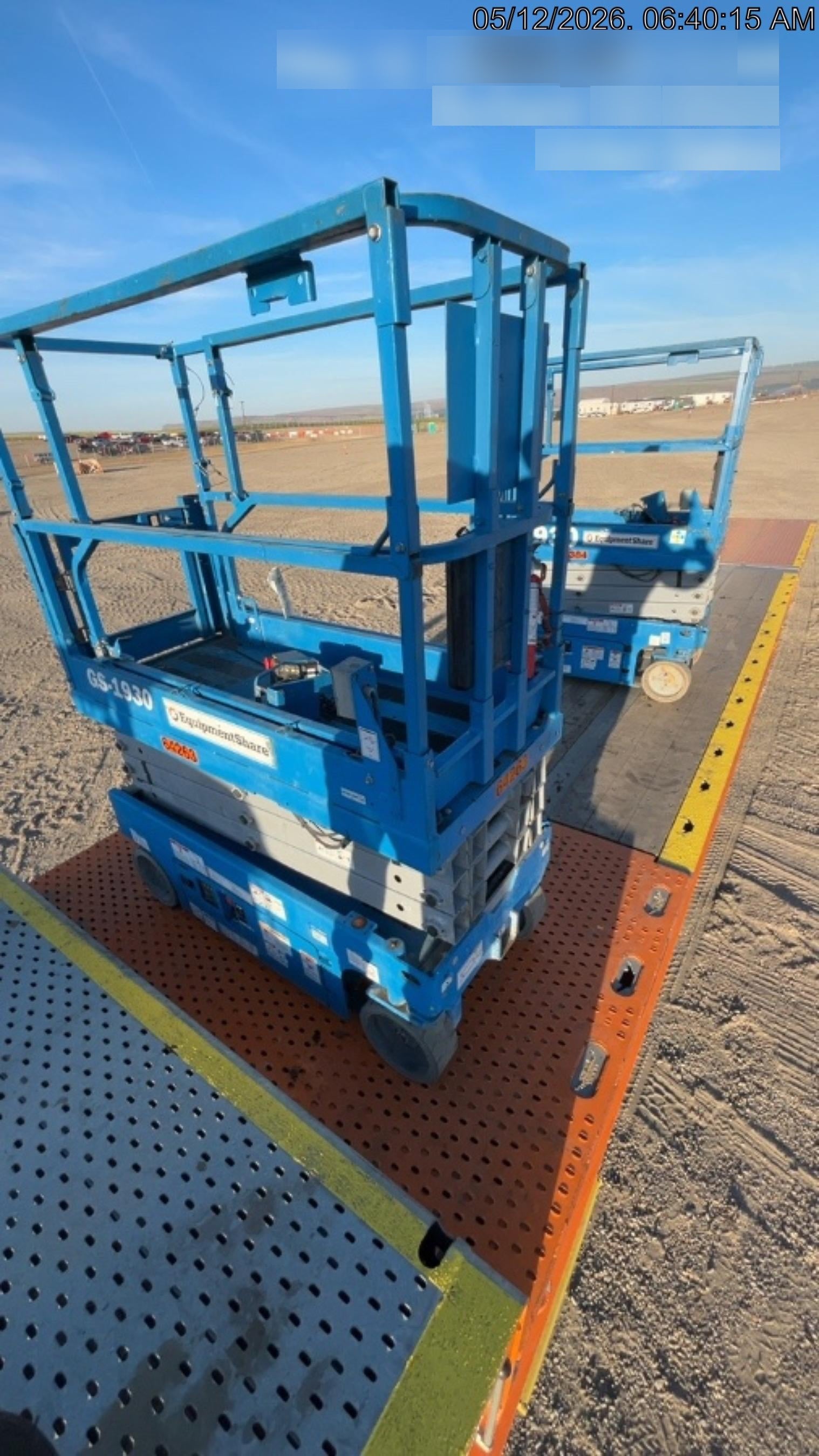 2020 Genie GS-1930 Solid Non Marking Tires, Beacon, Folding rails with half height swing gate, 800W Inverter