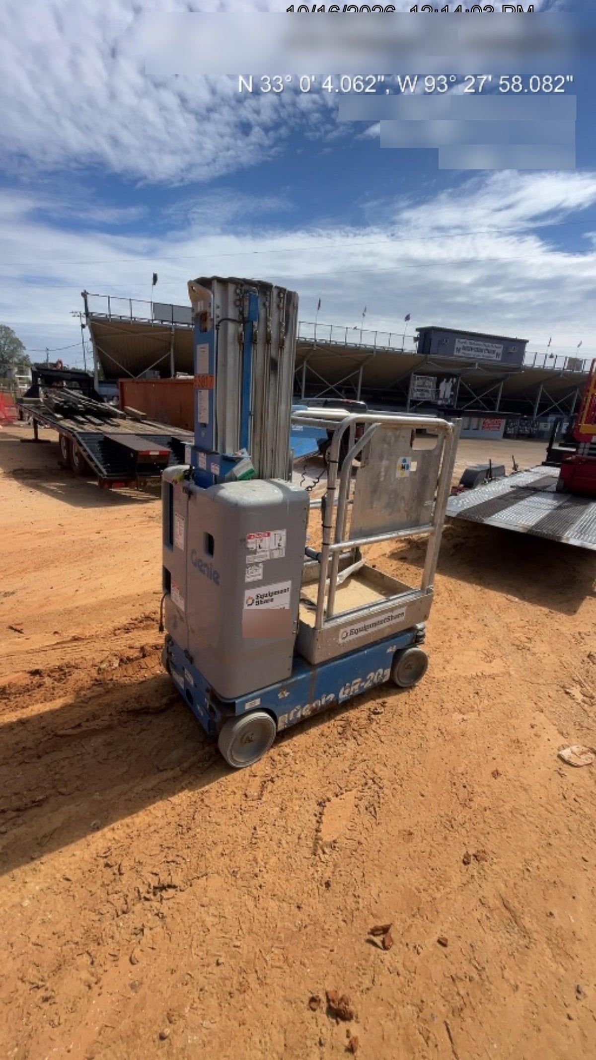 2020 GENIE GR-20