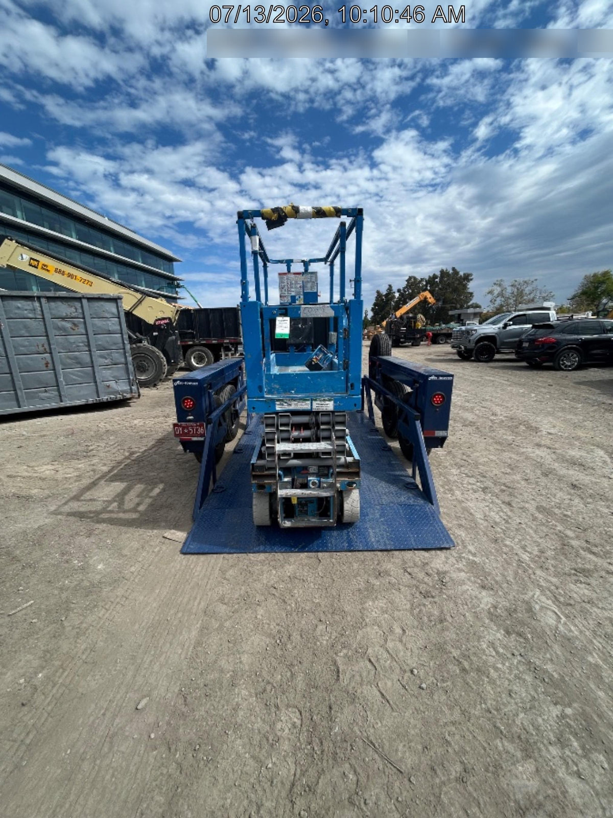2020 Genie GS-1930 Solid Non Marking Tires, Beacon, Folding rails with half height swing gate, 800W Inverter
