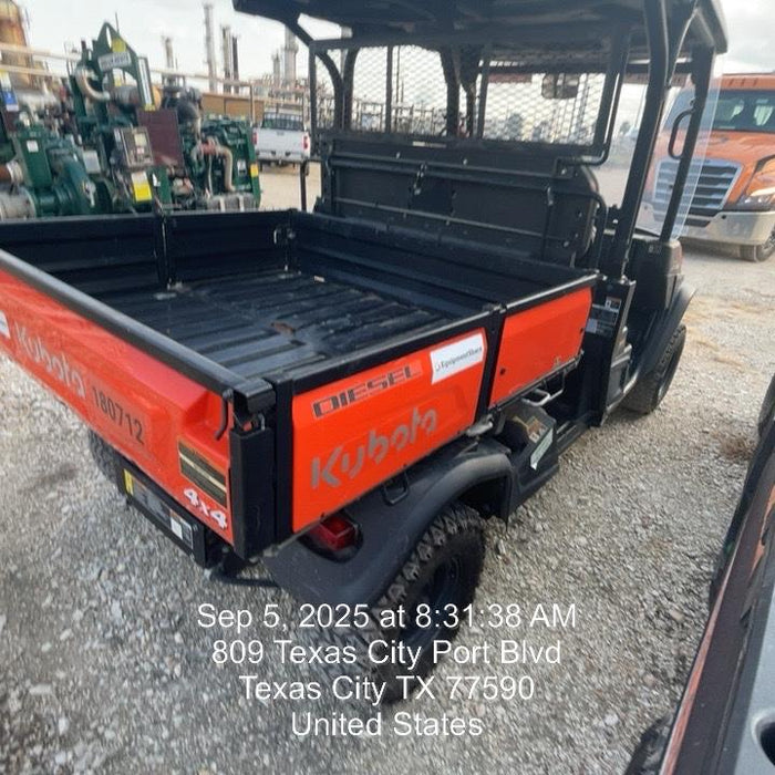 2022 Kubota RTV-X1140W-H Plastic Canopy, Windshield Acrylic Clear, LED Strobe Light, Wire Harness Kit, Back up Alarm