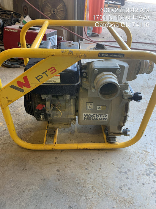2018 WACKER NEUSON PT3A