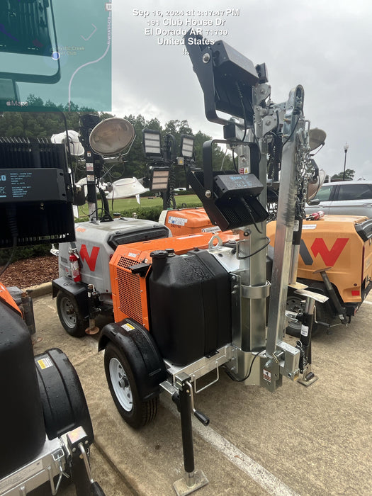 2024 Wanco WLTT-4MM4K Diesel, Deep Sea Controller, Shore Power Plug, Auto Start, (4) 350W LED Floodlights, 4kW Generator, 60 Gal Fuel Tank, 2" Ball, T3