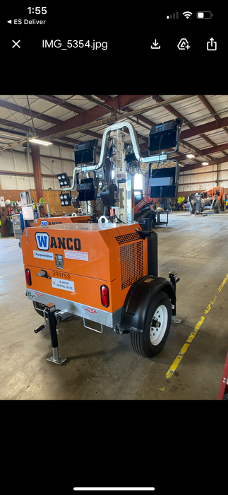 2024 Wanco WLTT-4MM4K Diesel, Deep Sea Controller, Shore Power Plug, Auto Start, (4) 350W LED Floodlights, 4kW Generator, 60 Gal Fuel Tank, 2" Ball, T3