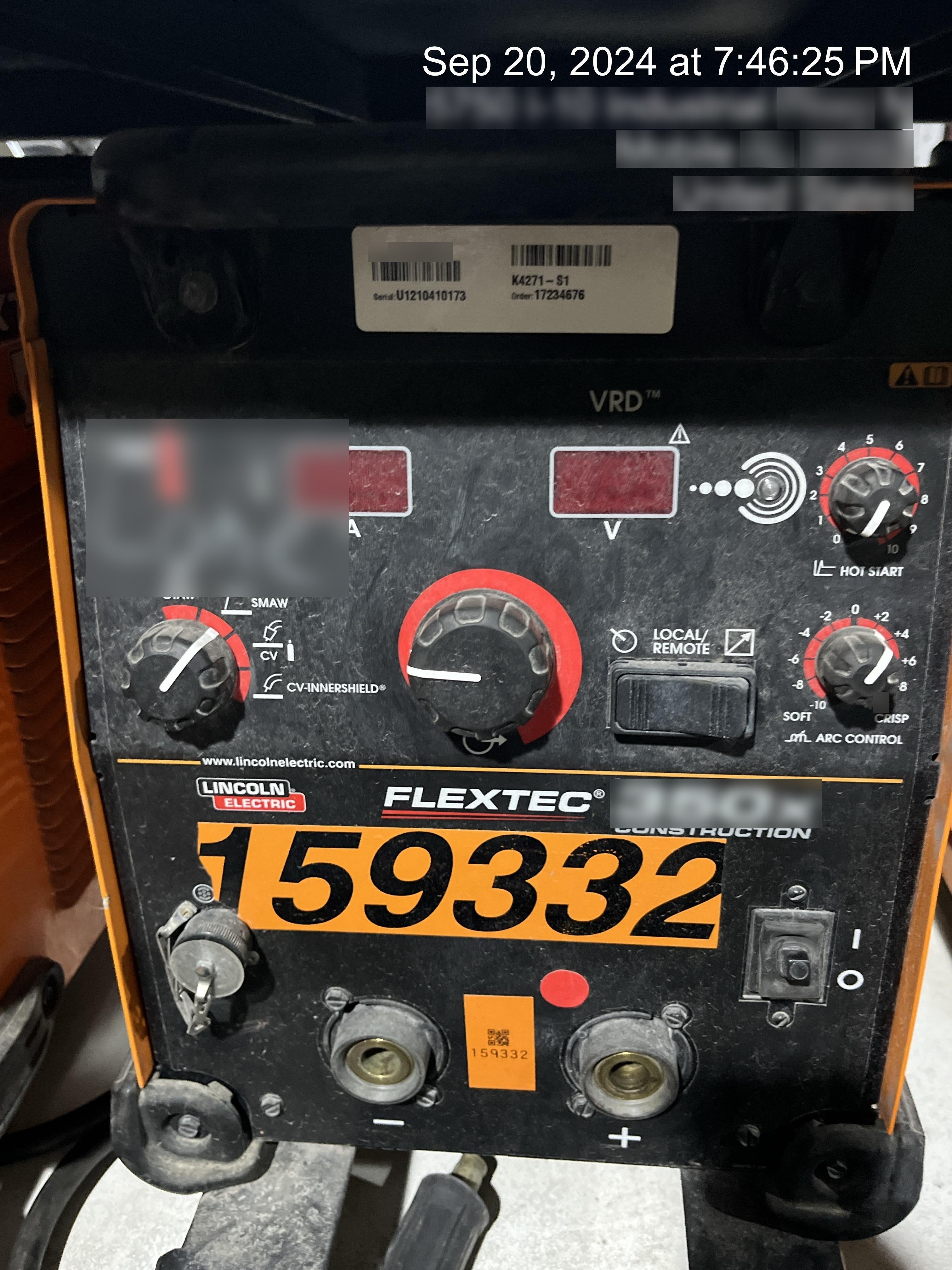 2021 LINCOLN ELECTRIC FLEXTEC 350X