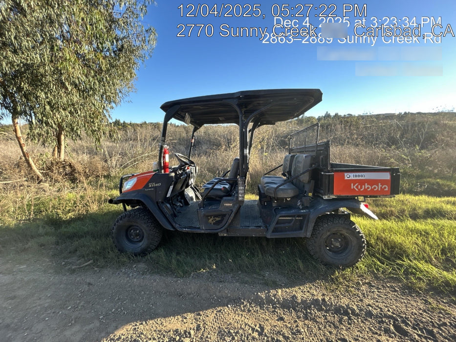 2022 KUBOTA RTV-X1140W-H (Canopy)