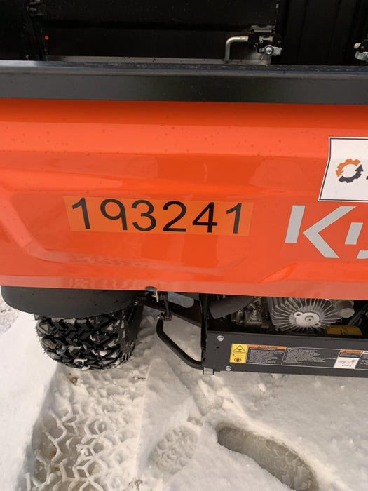 2021 Kubota RTV-X1140W-H Plastic Canopy, Windshield Acrylic Clear, LED Strobe Light, Wire Harness Kit, Back up Alarm