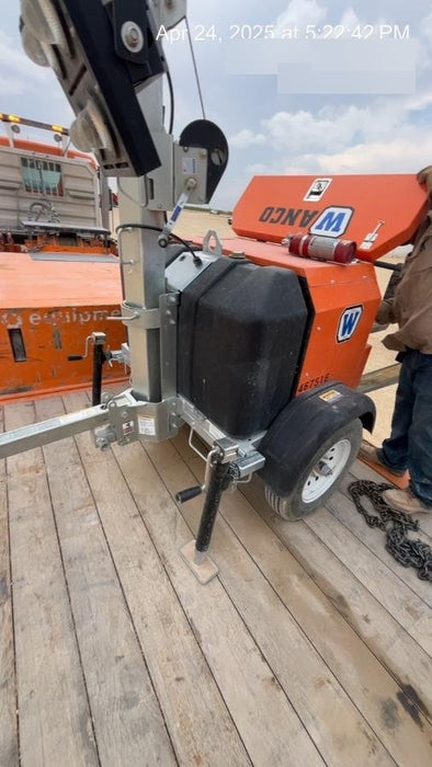 2024 Wanco WLTT-4MM4K Diesel, Deep Sea Controller, Shore Power Plug, Auto Start, (4) 350W LED Floodlights, 4kW Generator, 60 Gal Fuel Tank, 2" Ball, T3