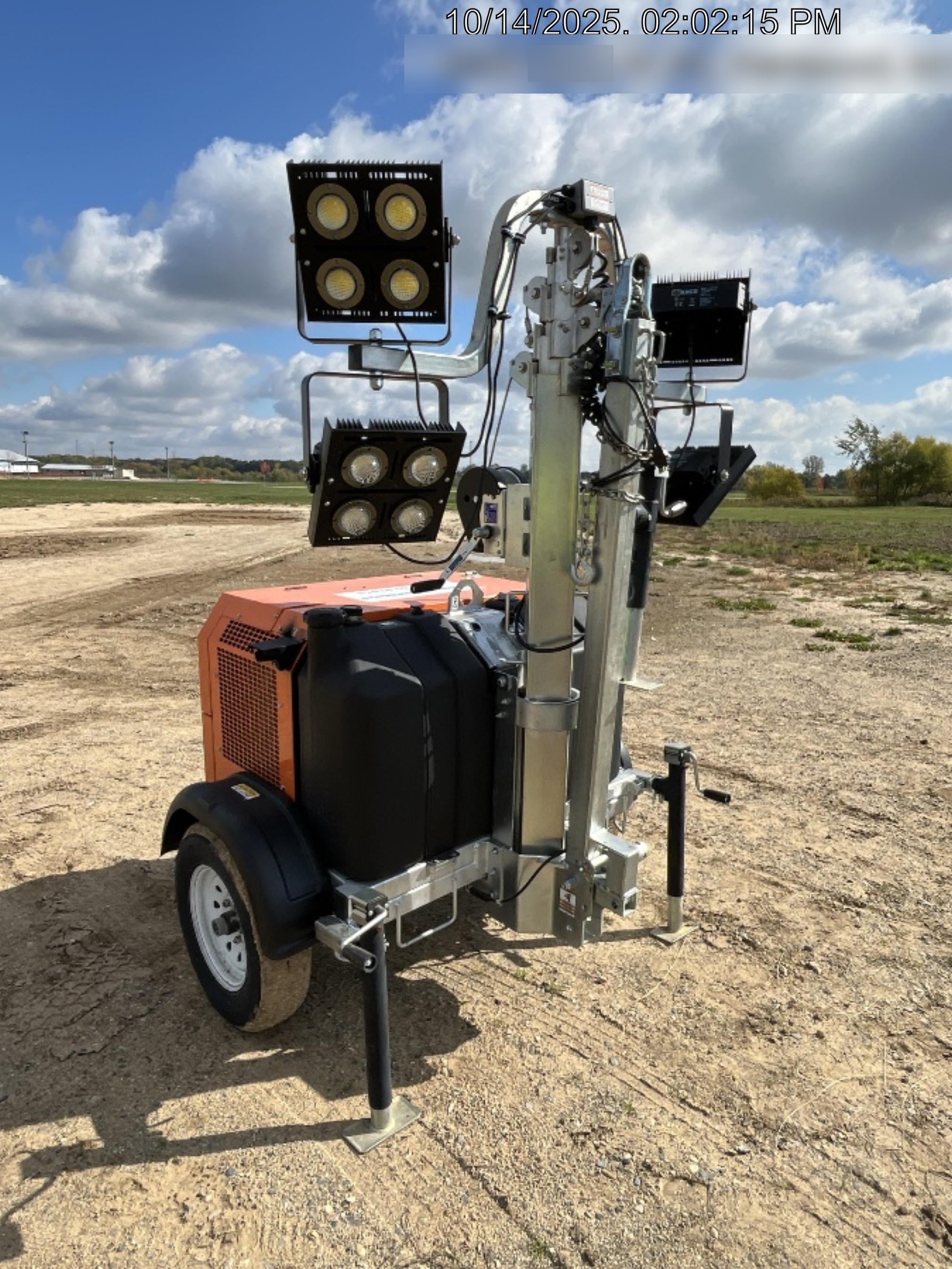 2024 Wanco WLTT-4MM4K Diesel, Deep Sea Controller, Shore Power Plug, Auto Start, (4) 350W LED Floodlights, 4kW Generator, 60 Gal Fuel Tank, 2" Ball, T3