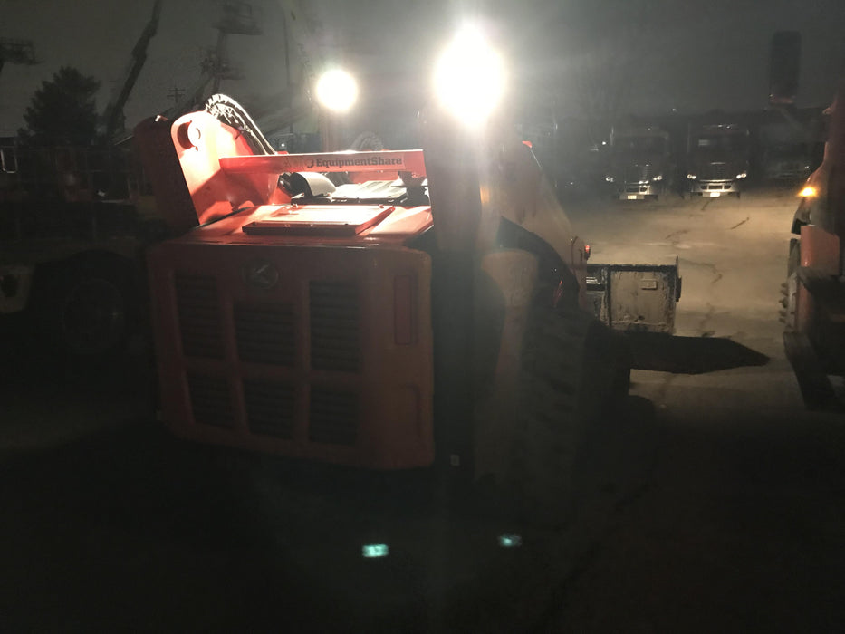 2019 Kubota SVL95-2S Cab/Heat/Air, Standard Tracks, Standard Flow w/Manual QC, 80" HD Bucket w/ Smooth Cutting Edge