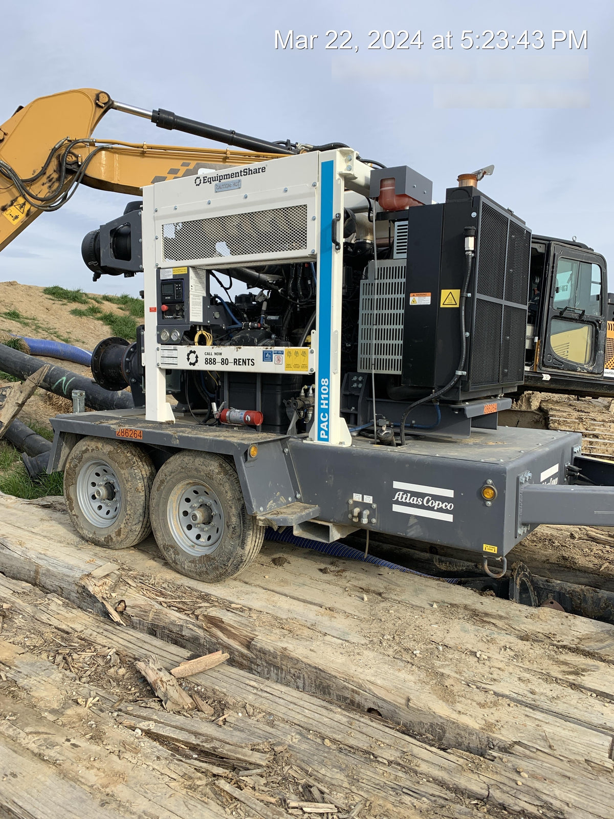 2022 ATLAS COPCO PAC H108 JD