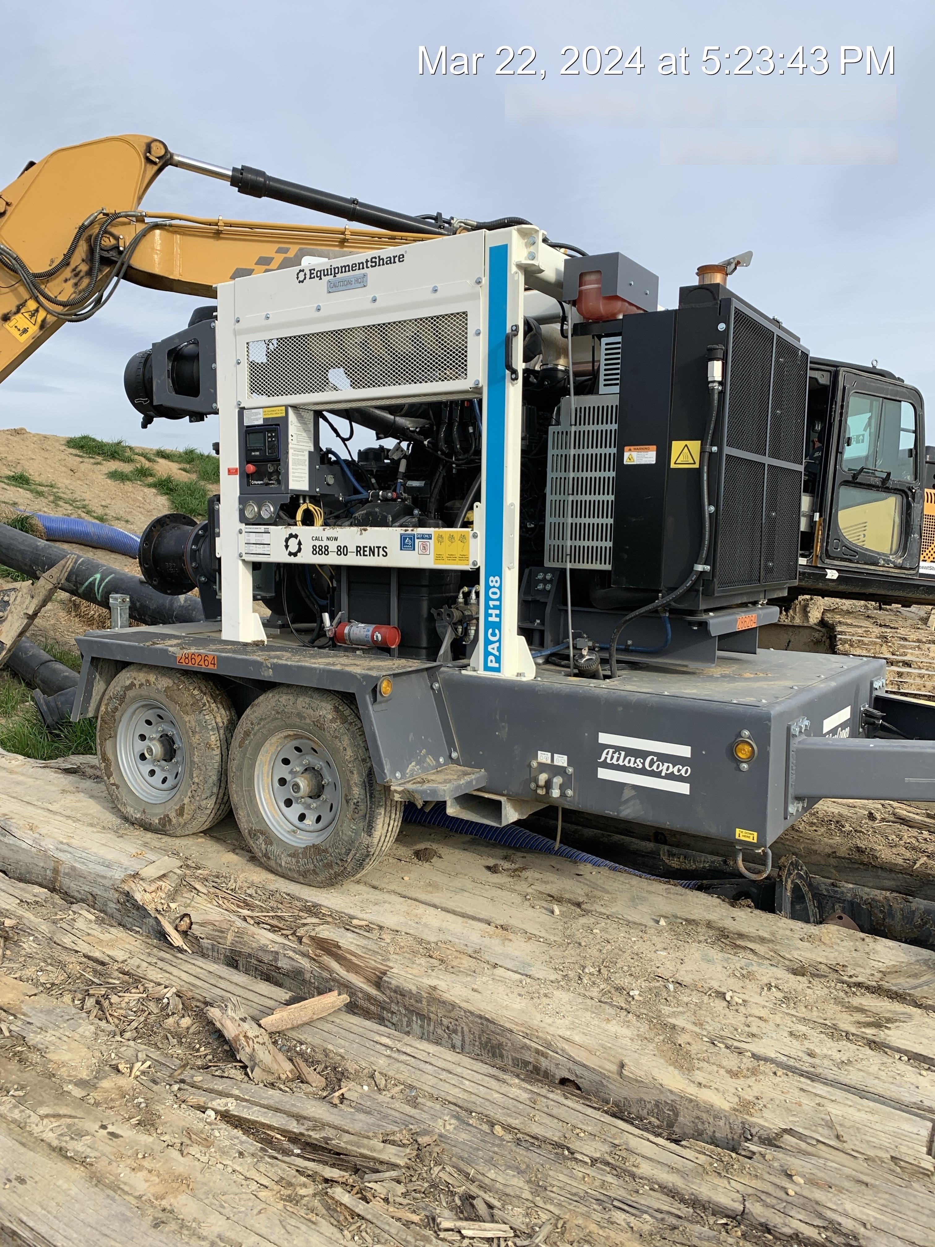 2022 ATLAS COPCO PAC H108 JD