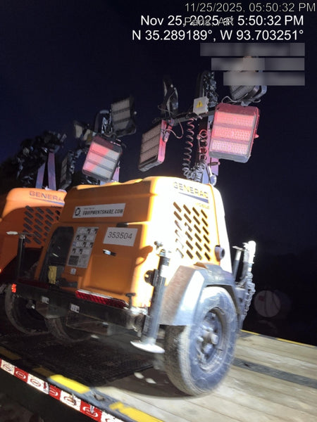 2023 Generac MLT2 Diesel, Flex Switch 120V Input, Powerzone Controller, (4) 320W LED Lights, 4kW Generator, 39.9 Gal Fuel Tank, 2" Ball, T3