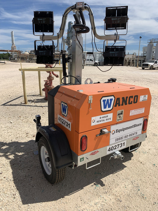 2024 Wanco WLTT-4MM4K Diesel, Deep Sea Controller, Shore Power Plug, Auto Start, (4) 350W LED Floodlights, 4kW Generator, 60 Gal Fuel Tank, 2" Ball, T3