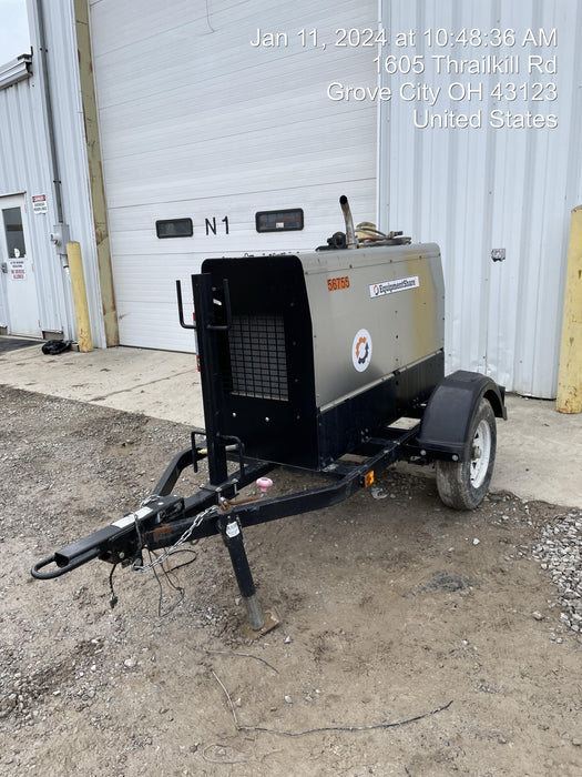 2019 Lincoln Electric Vantage 322 Welder Ready-Pak 3, Two wheel trailer, Fender and Light kit, Cable Rack