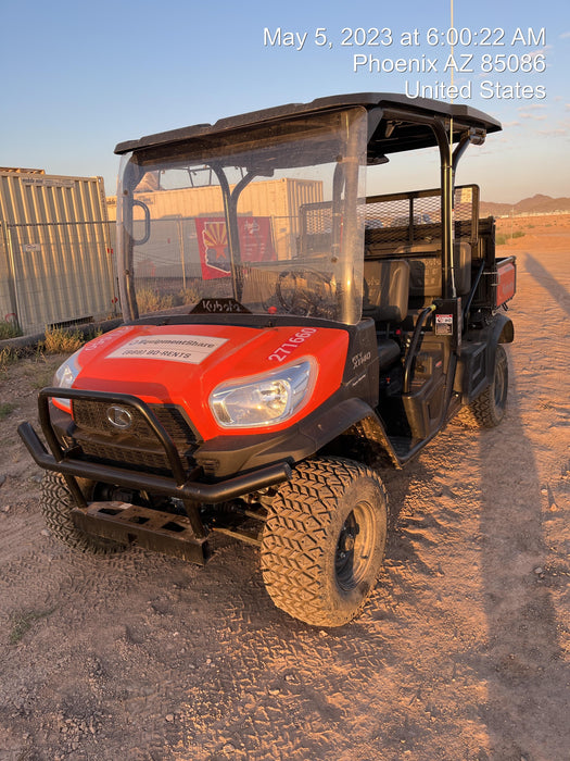 2022 Kubota RTV-X1140W-H Plastic Canopy, Windshield Acrylic Clear, LED Strobe Light, Wire Harness Kit, Back up Alarm