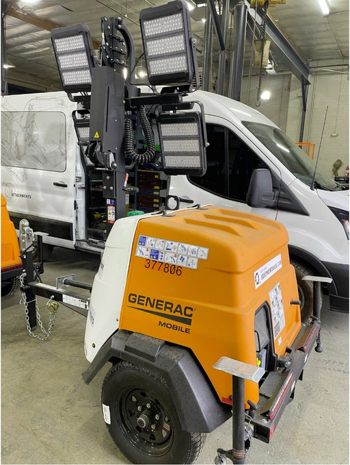 2023 Generac MLT2 Diesel, Flex Switch 120V Input, Powerzone Controller, 
(4) 320W LED Lights, 4kW Generator, 39.9 Gal Fuel Tank, 2" Ball, T3
