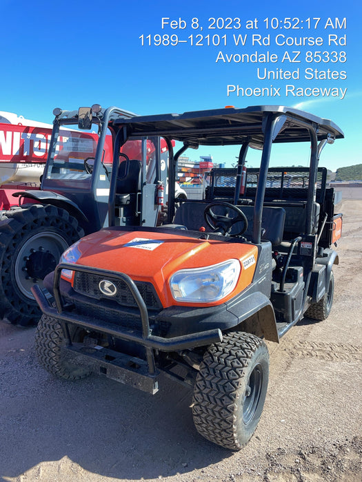 2022 Kubota RTV-X1140W-H Plastic Canopy, Windshield Acrylic Clear, LED Strobe Light, Wire Harness Kit, Back up Alarm